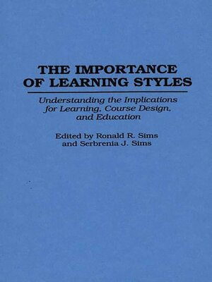 cover image of The Importance of Learning Styles